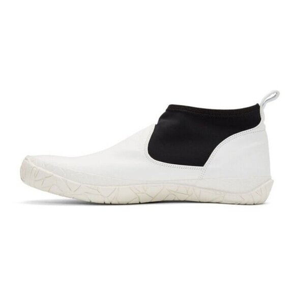 Issey Miyake Men White Vulcanized Mid-Top Sneakers 42 9 New - Picture 15 of 15